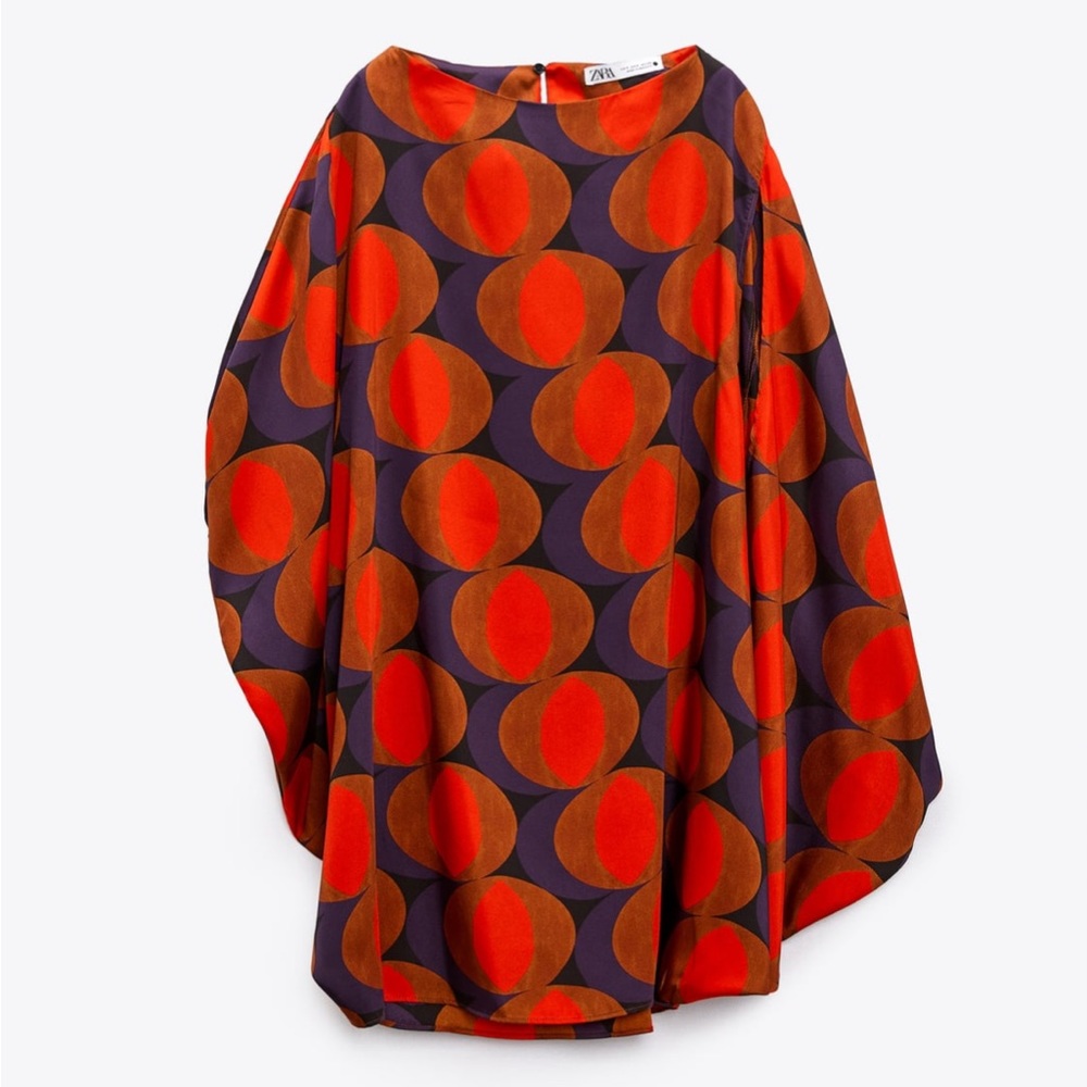 Zara Short Printed Dress